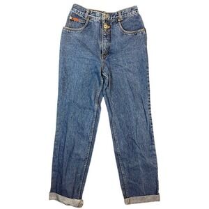 Lawman Western Vintage 90s High Waisted Tapered Leg Jeans Medium Wash Women 9/26